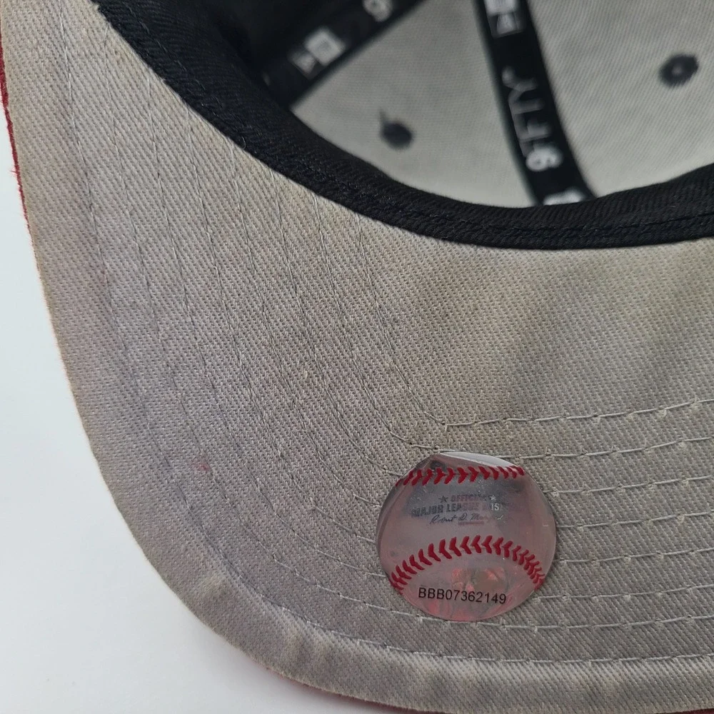 Arizona Diamondbacks Hat Snapback 9Fifty New Era Grey Red MLB‎ Wool Blend Men